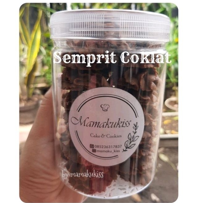 

Mawar Coklat Cookies kemasan toples tabung 750ml