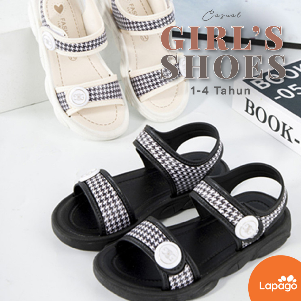 LAPAGO - Sandal Karet Anak Laki laki Perempuan Casual Anti Licin Umur 1 - 4 Thn Type MFH