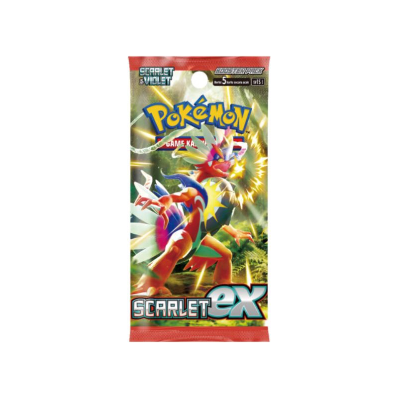 Kartu Pokemon Scarlet Ex Booster Pack Bahasa
