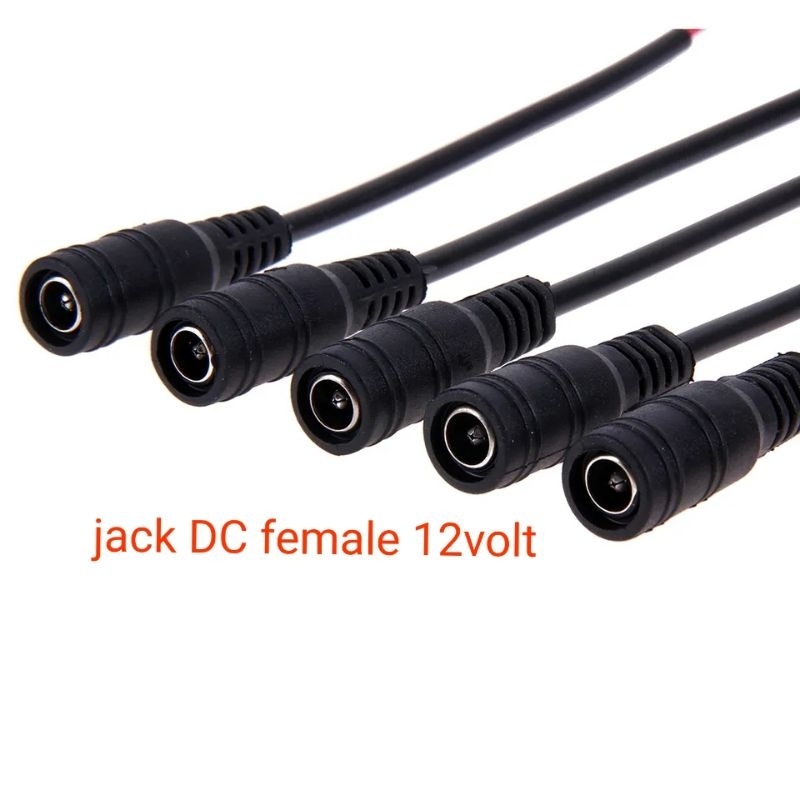 konektor jack DC female 12volt kabel jack DC female