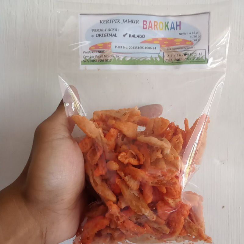 

Keripik jamur crispy