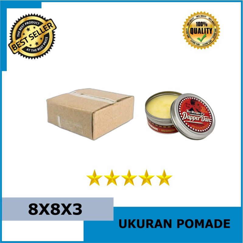 KARDUS POMADE SABUN LIPSTIK AKSESORIS MINI KERDUS POLOS BARU