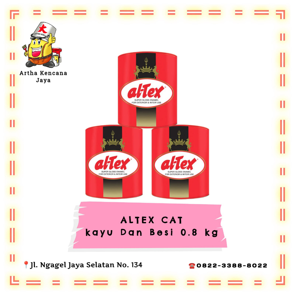 ALTEX CAT KAYU DAN BESI 1KG