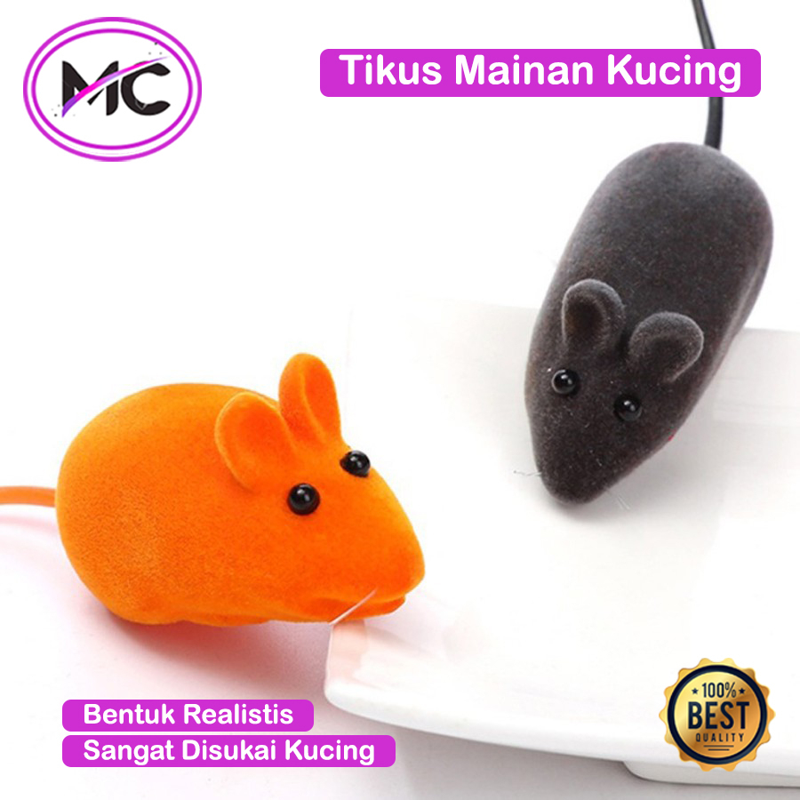 Tikus Mainan Kucing Bunyi Cit Mainan Mencit Interaktif Cat Toys Murah