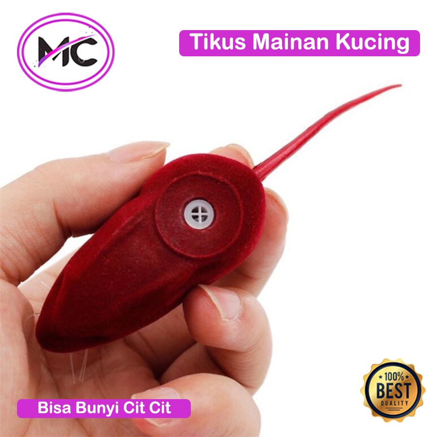 Tikus Mainan Kucing Bunyi Cit Mainan Mencit Interaktif Cat Toys Murah