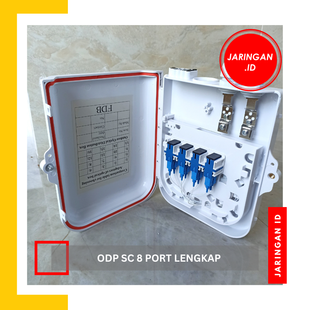 ODP 8 PORT LENGKAP DENGAN SPLITTER