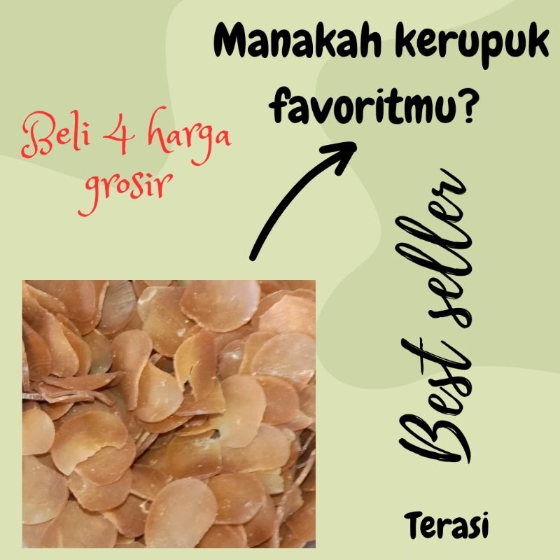 

250gram kerupuk terasi