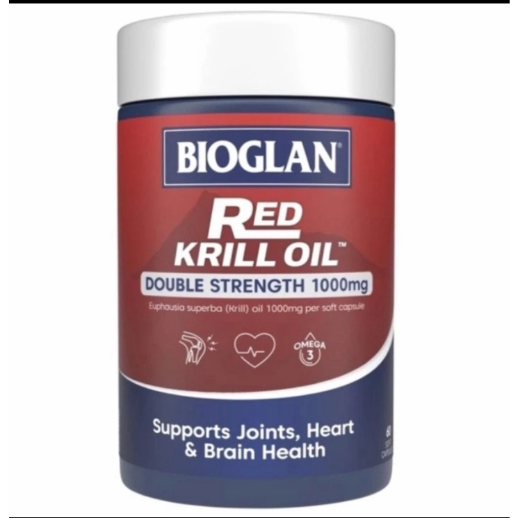 Bioglan Red Krill Oil double strength 60 capsules