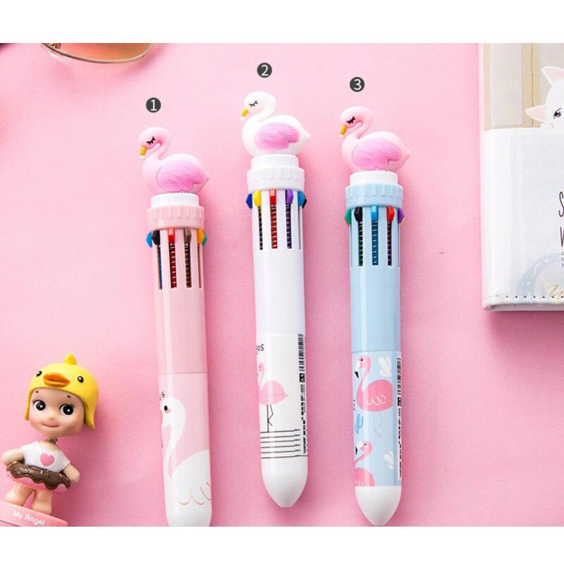 (ctshop1) Pulpen  Warna Dino kepala Unicorn BTS Pena Ballpoint