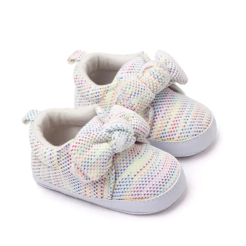 Sepatu Bayi Perempuan Pita Besar - Sepatu Prewalker Baby S1301