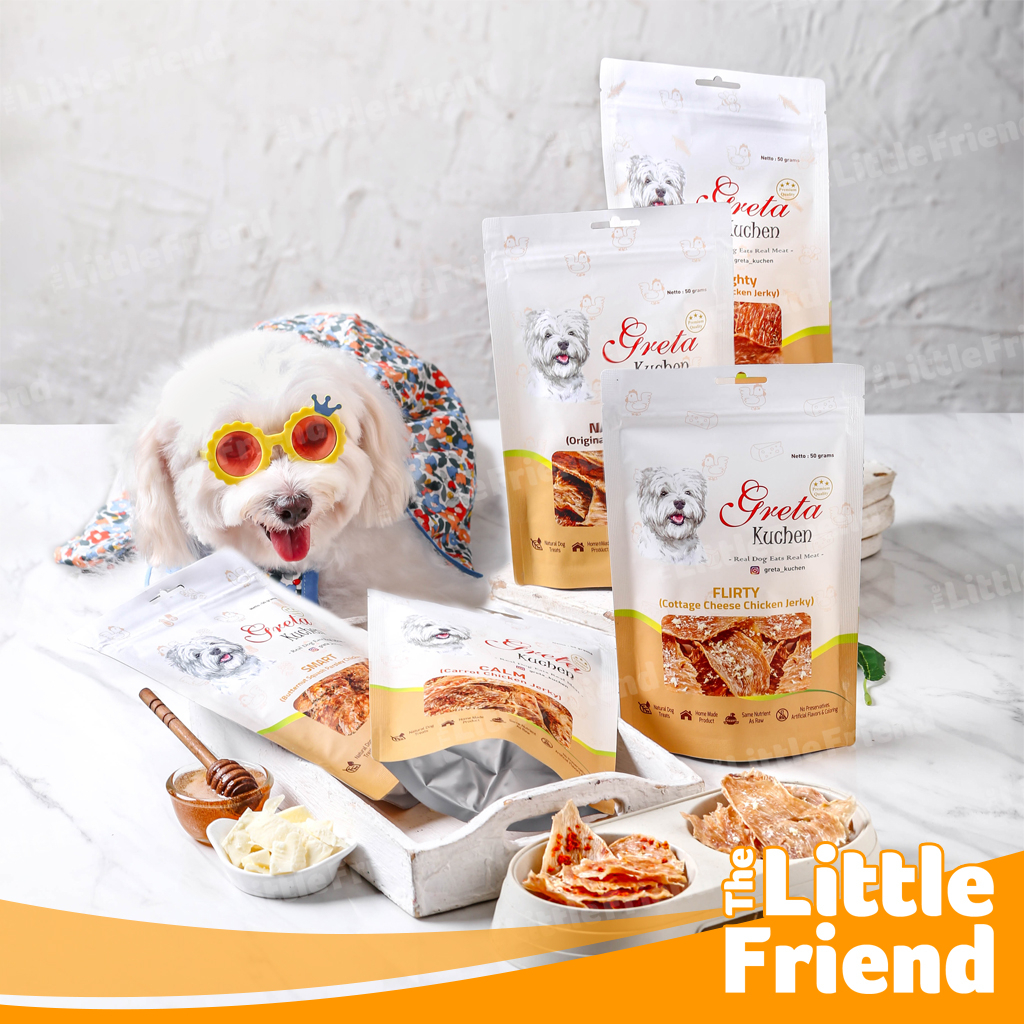 Makanan Cemilan Treat Snack Anjing Jerky Kering Greta Kuchen Banyak Varian Rasa