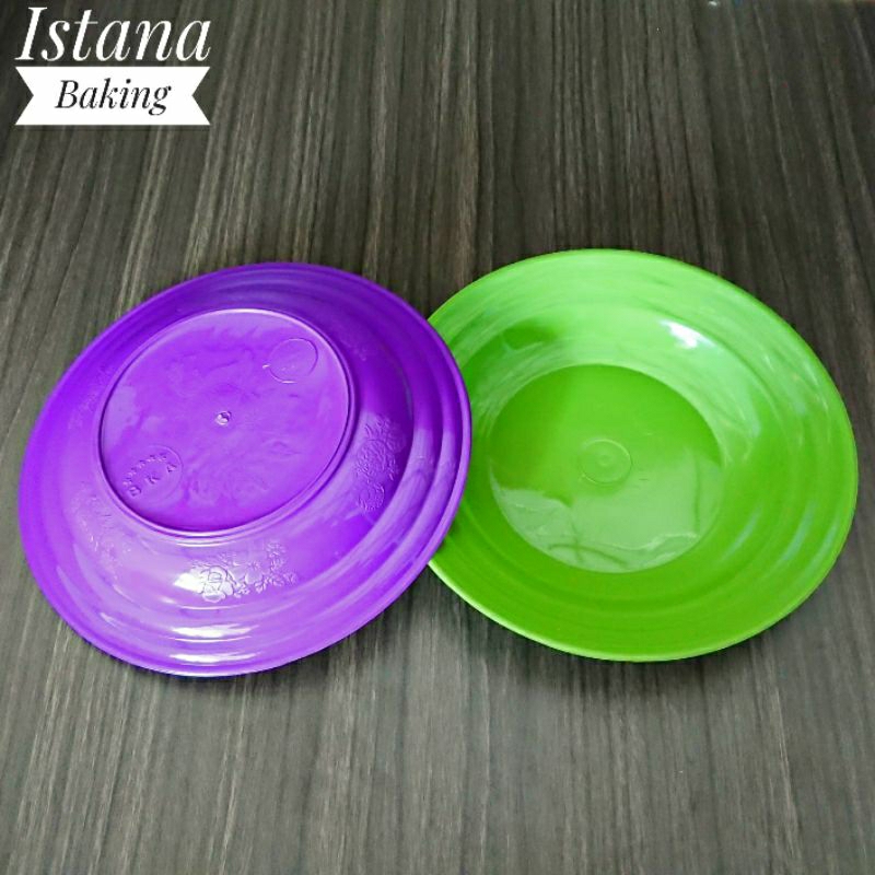 Istana Baking Piring Makan Bahan Plastik Murah Awet