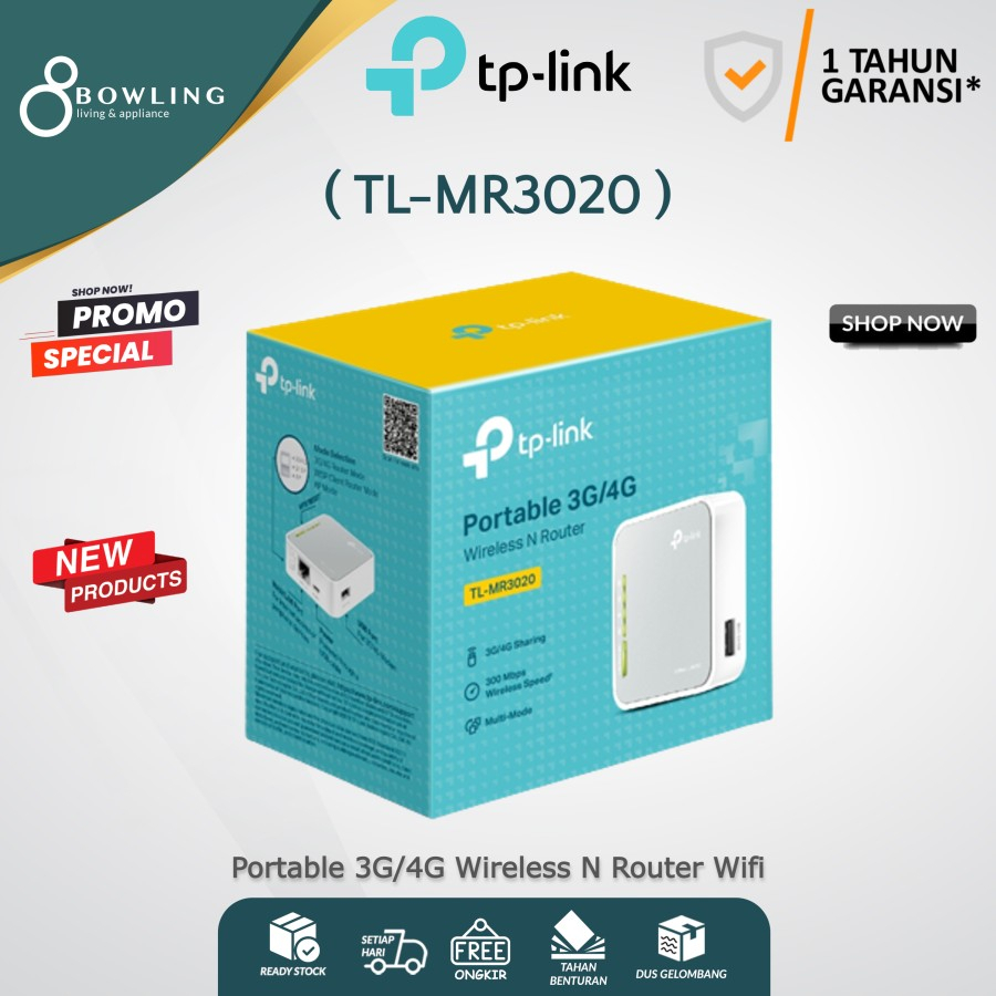 Tp Link MR3020 Portable 3G / 4G Wireless N Router Wifi TL-MR3020