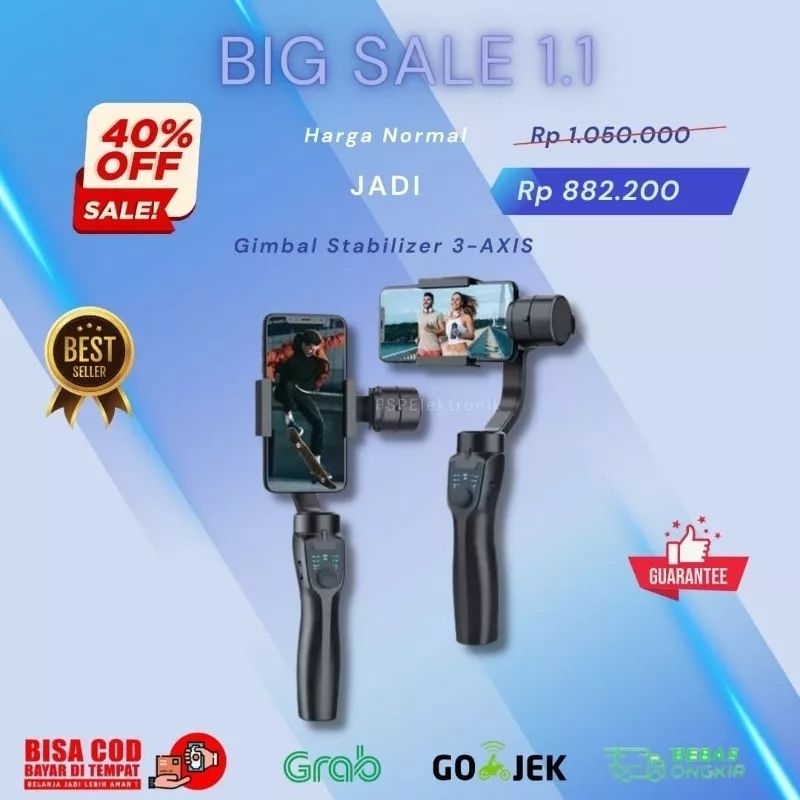 Gimbal 3 Axis Kamera DSRL // Gimbal Stabilizer Smartphone 3 Axis