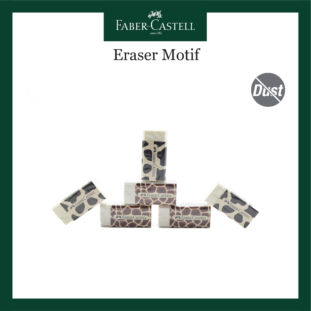 

Penghapus Faber Castell / Eraser Motif Cow dan Giraffe / Penghapus Motif