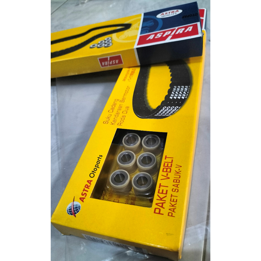 PAKET V-BELT (V-BELT KIT + ROLLER SET) BEAT F1, VARIO F1,SCOOPY F1, SPACY F1