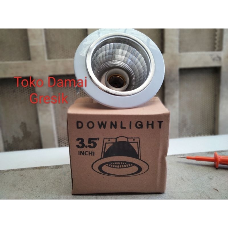 Downlight 3,5&quot; 3.5&quot; putih. 3,5 inch white Adjustable