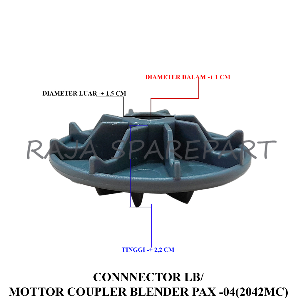 CONNECTOR/KONEKTOR BLENDER/CONNNECTOR LB/MOTOR COUPLER BLENDER PAX -04(2042MC)