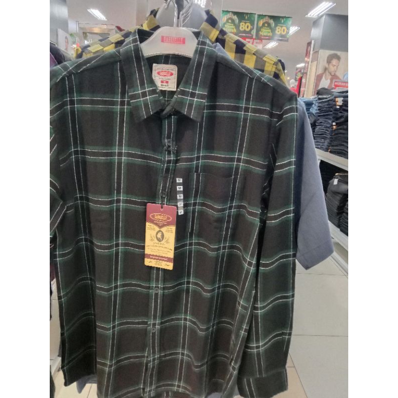 GABRIELLE//kemeja kotak² gabrielle