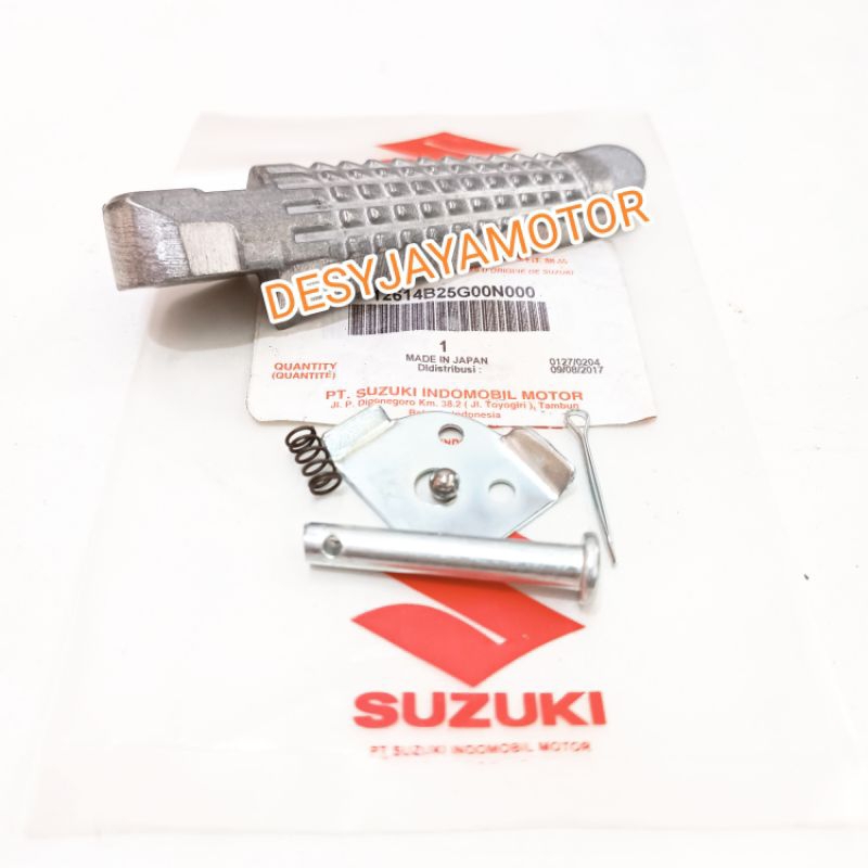 Injakan step belakang kanan 1set satria fu 150 paket + pelor, plat, pen 1set