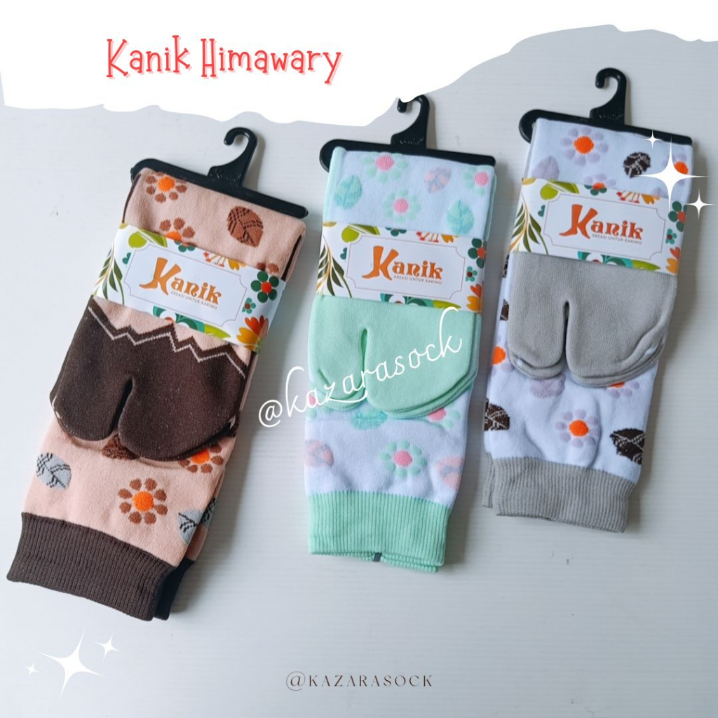 Kazarasock - Kaos Kaki Jempol Motif Himawari - KANIK Motif