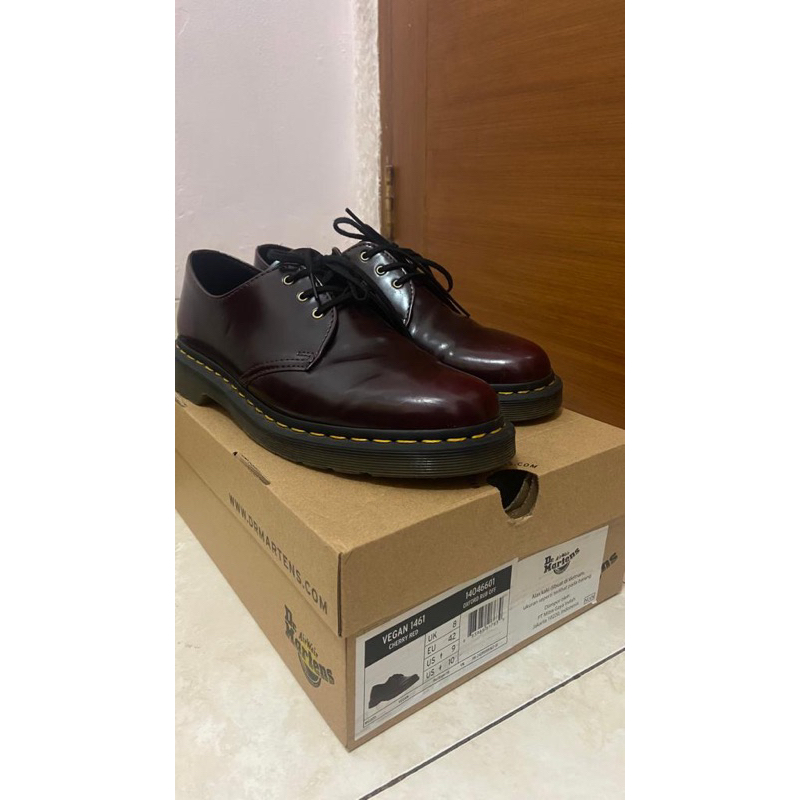 Dr Martens Vegan 1461 Red Cherry