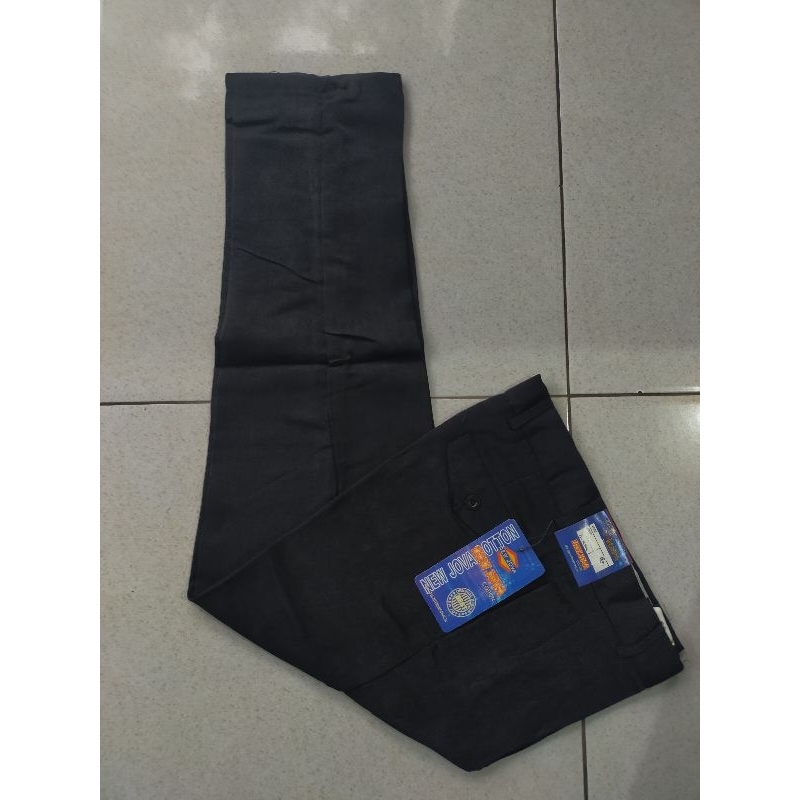 CELANA BAHAN | Celana formal Pria kerja | KANTOR | PANJANG | HITAM FORMAL Slimfit