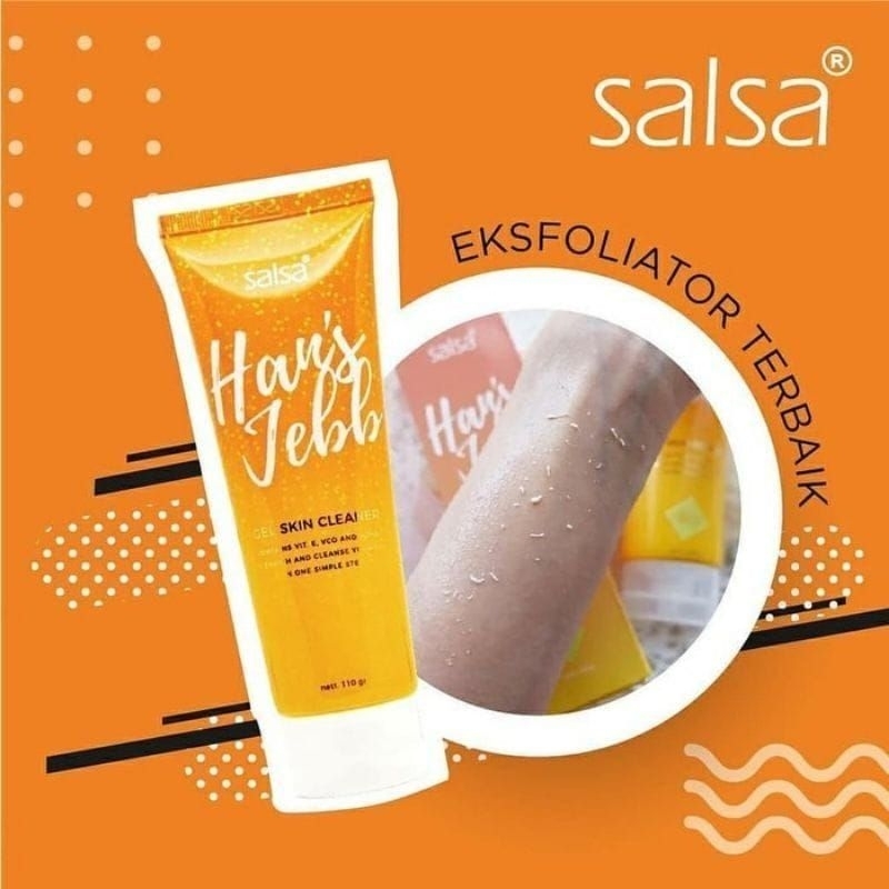 Perontok Daki-Exfoliating Gel Salsa-Gel Skin Cleaner Salsa-Salsa Hans Jebb-Salsa Hans Jebb Peeling G