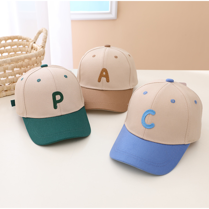 Topi Baseball Anak Laki-laki Perempuan New Inisial HT18