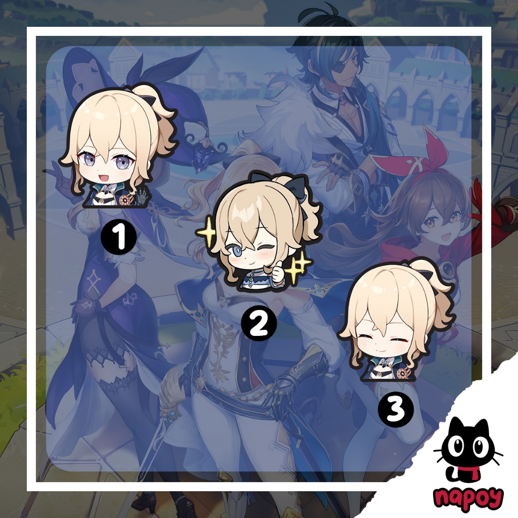 

Sticker Vinyl Game Anime Jean Genshin Impact