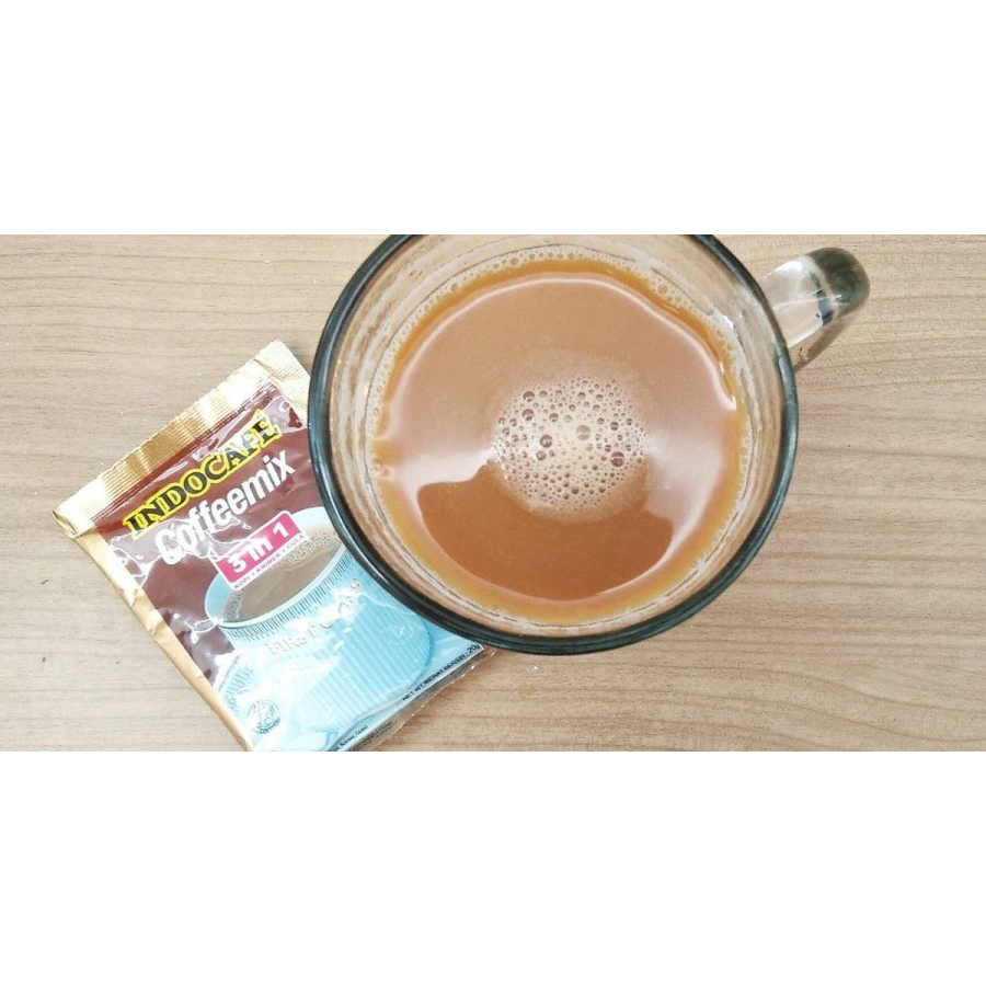 

Kopi Sachet Indocafe Coffeemix 1 Renceng isi 10 Sachet