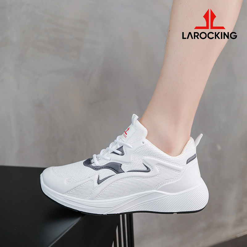 Larocking - Artemis Putih Polos | Sepatu Sneakers Running Gym Shoes Image 4