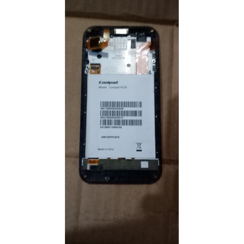 lcd hp coolpad a110 lcd ori cabutan normal udah tested