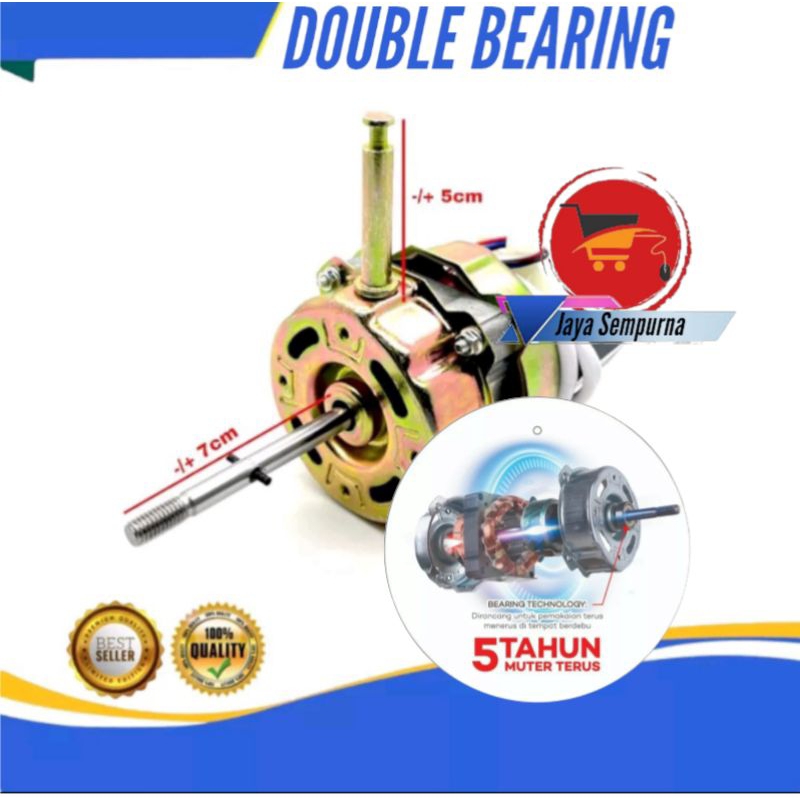 Dinamo kipas angin double BEARING universal