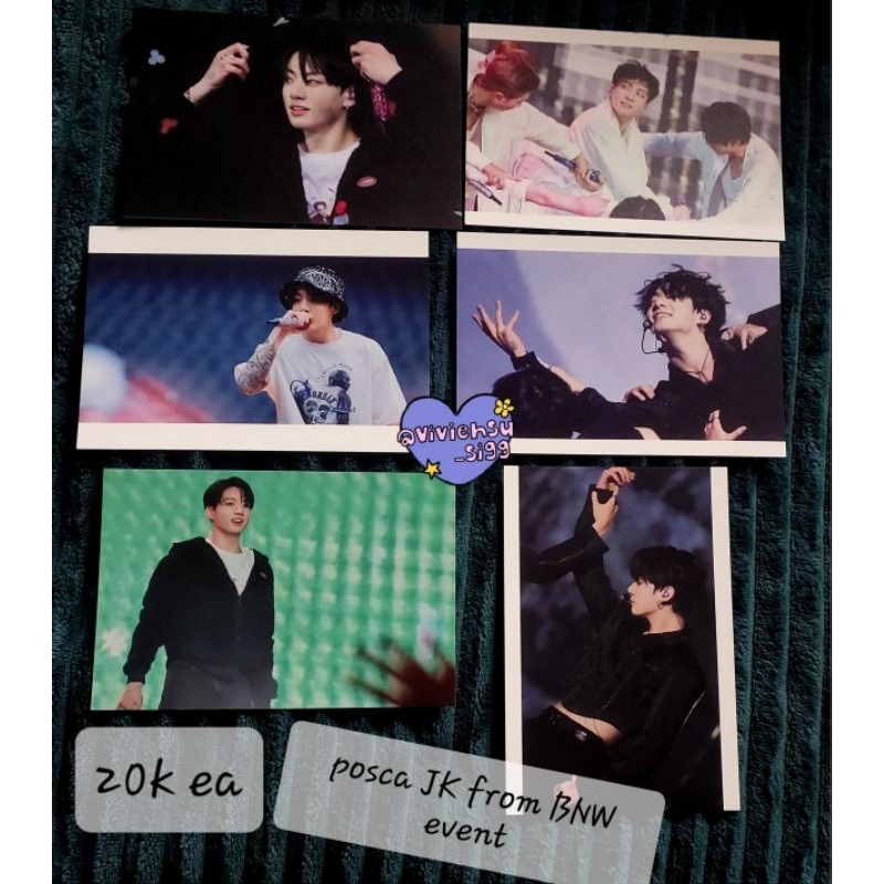 

poscard BNW event BTS Jungkook