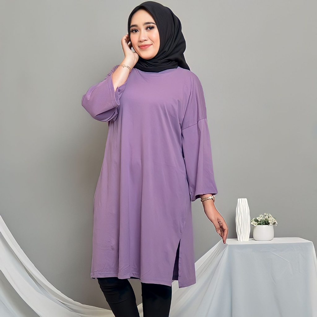 Tunik oversize SARINAH babyterry Ld 130 Pj 100