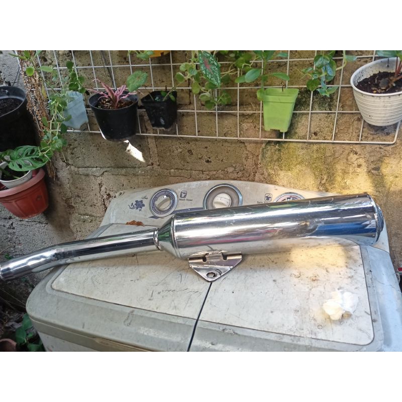 Knalpot mega pro megapro gl pro custom cb gl Tiger original ori copotan standar tinggal pasang ajah 