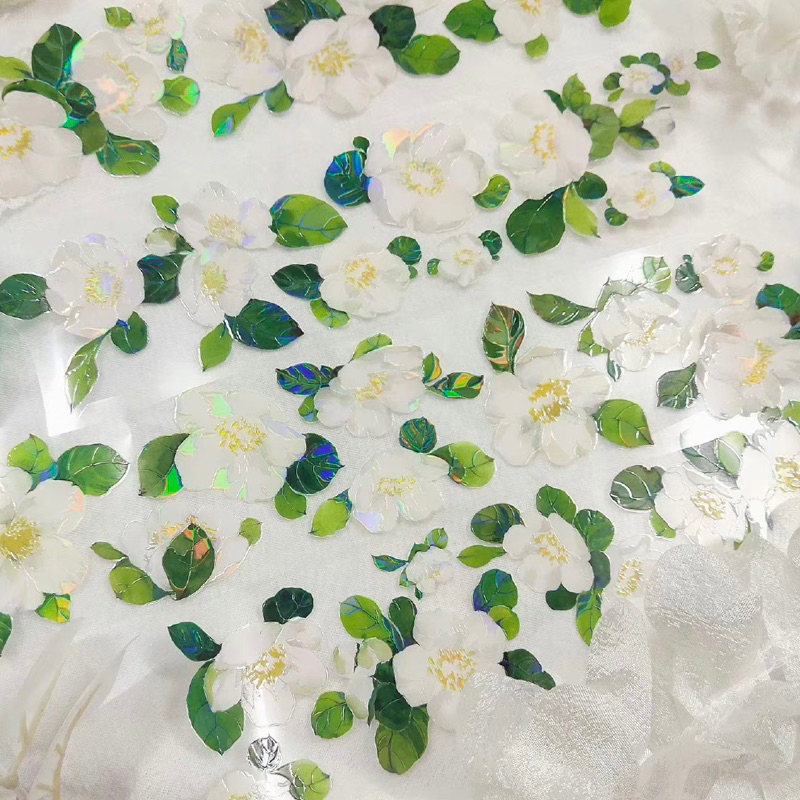 

[Sample] Sun More White Tea Flower PET Tape