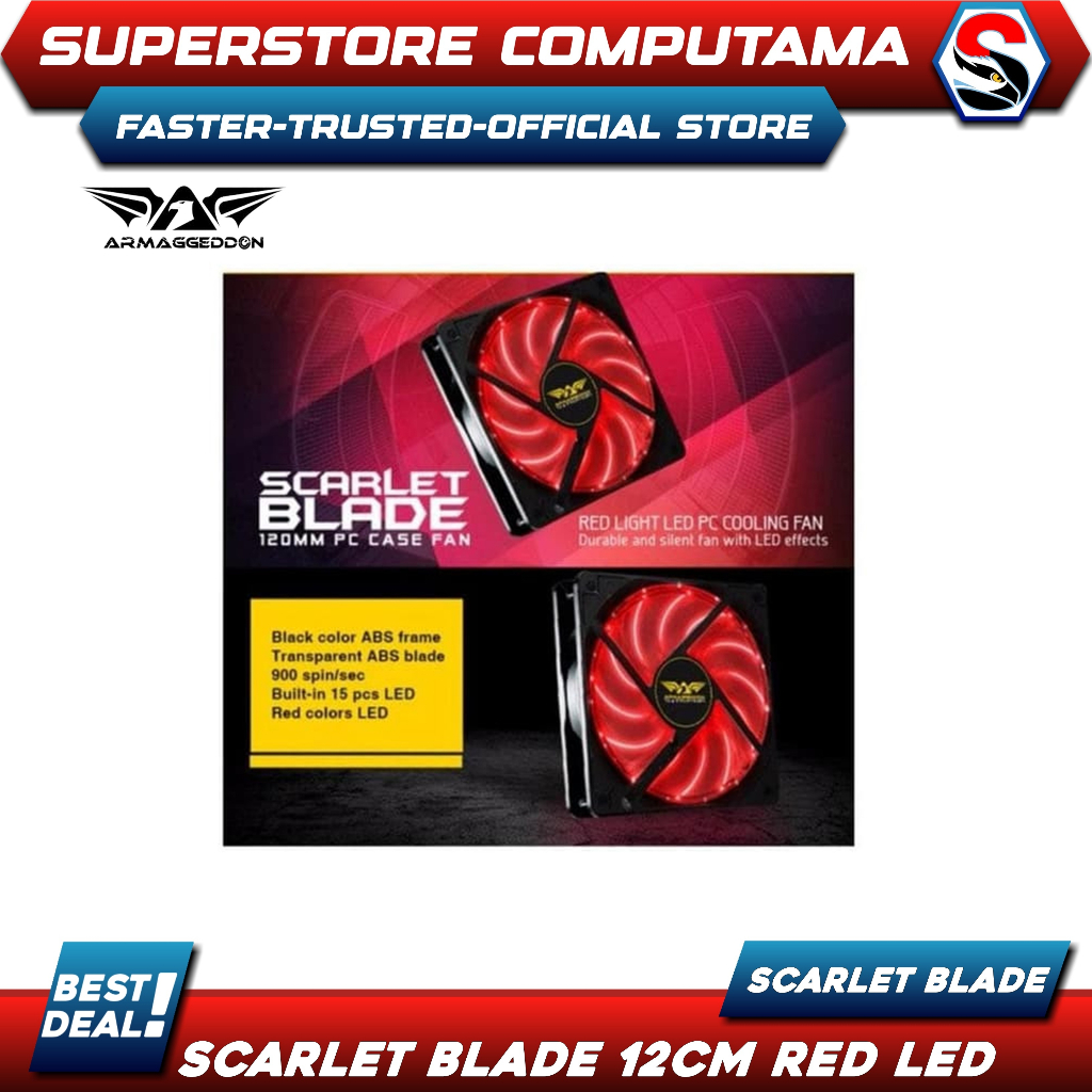 Armaggeddon Gaming Fan Scarlet  Blade
