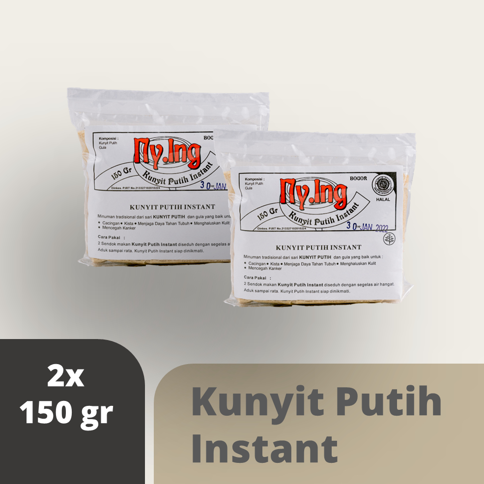 

Jamu Ny. Ing Kunyit Putih Instan / Jamu Serbuk (PAKET 2PCS)