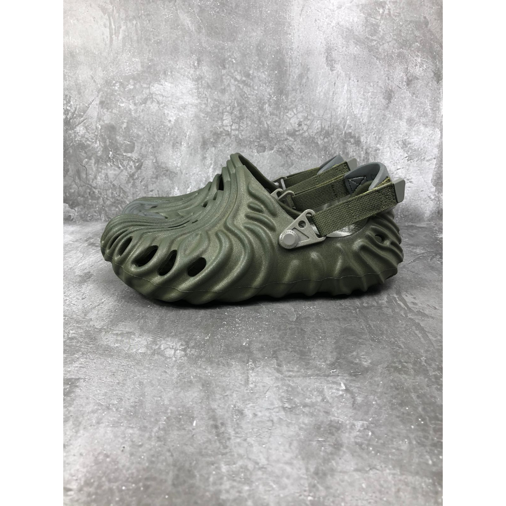 Crocs Pollex Clog x Salehe Bembury Army Green , 100% Real Pic.