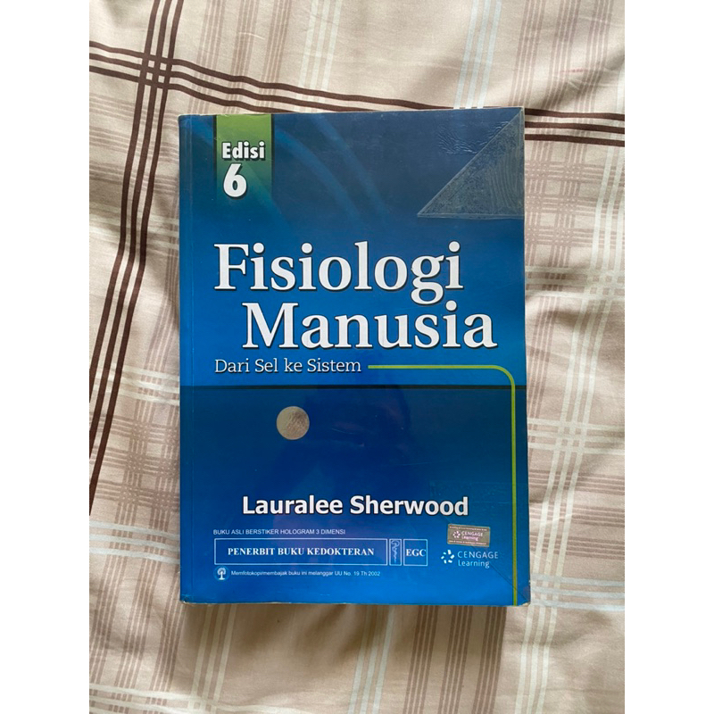 

Buku Kedokteran Original Fisiologi Manusia by Lauralee Sherwood edisi 6 SECOND