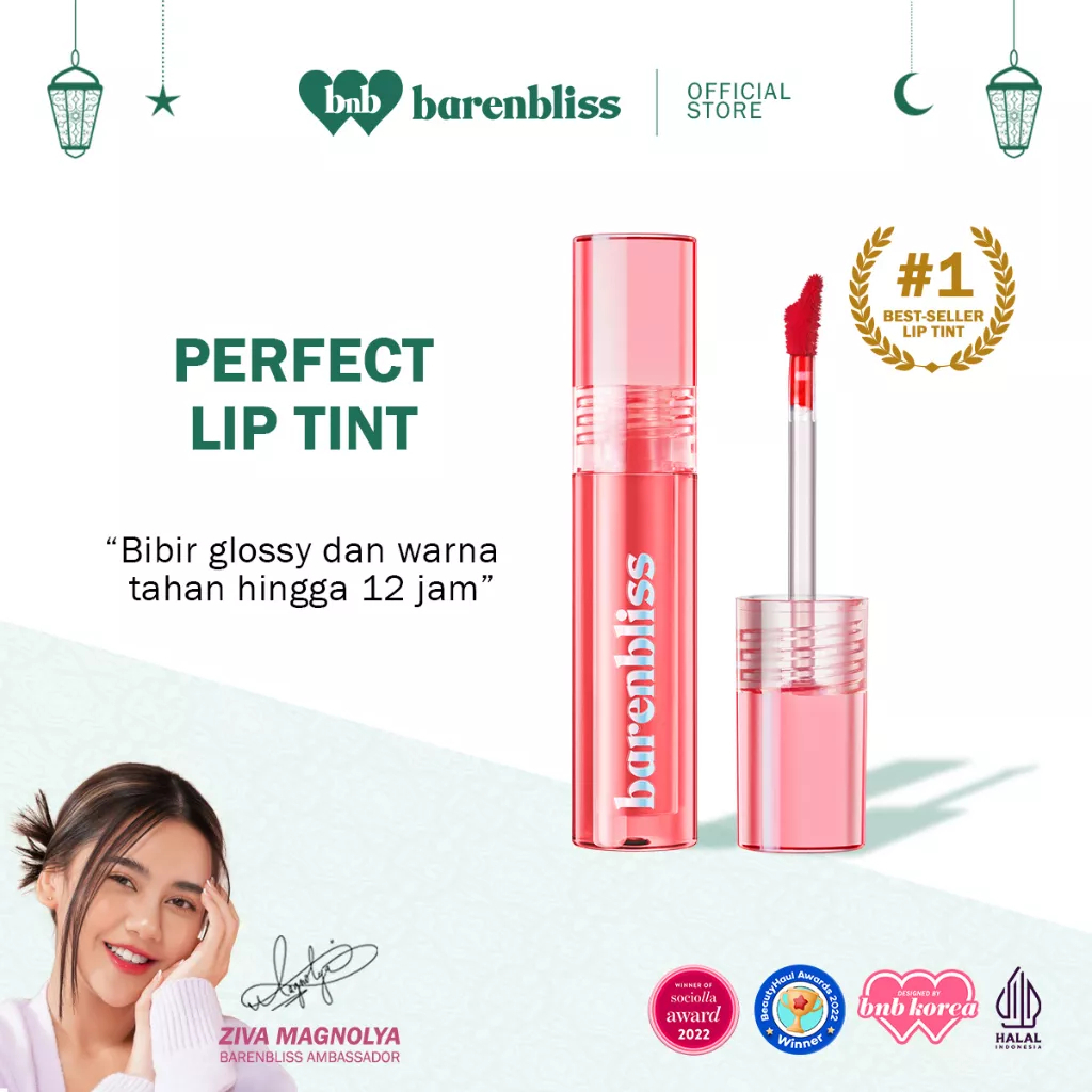 BNB BARENBLISS LIP TINT Peach Makes Perfect - TERDAFTAR BPOM - LIP TINT BNB MURAH