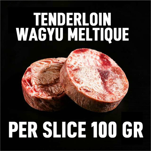 

Daging Sapi Wagyu Tenderloin Meltique Beef Steak 100gr