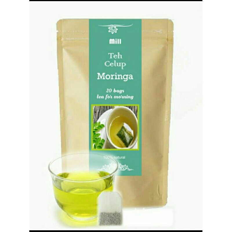 

Teh Celup Daun kelor isi 20kntong teh
