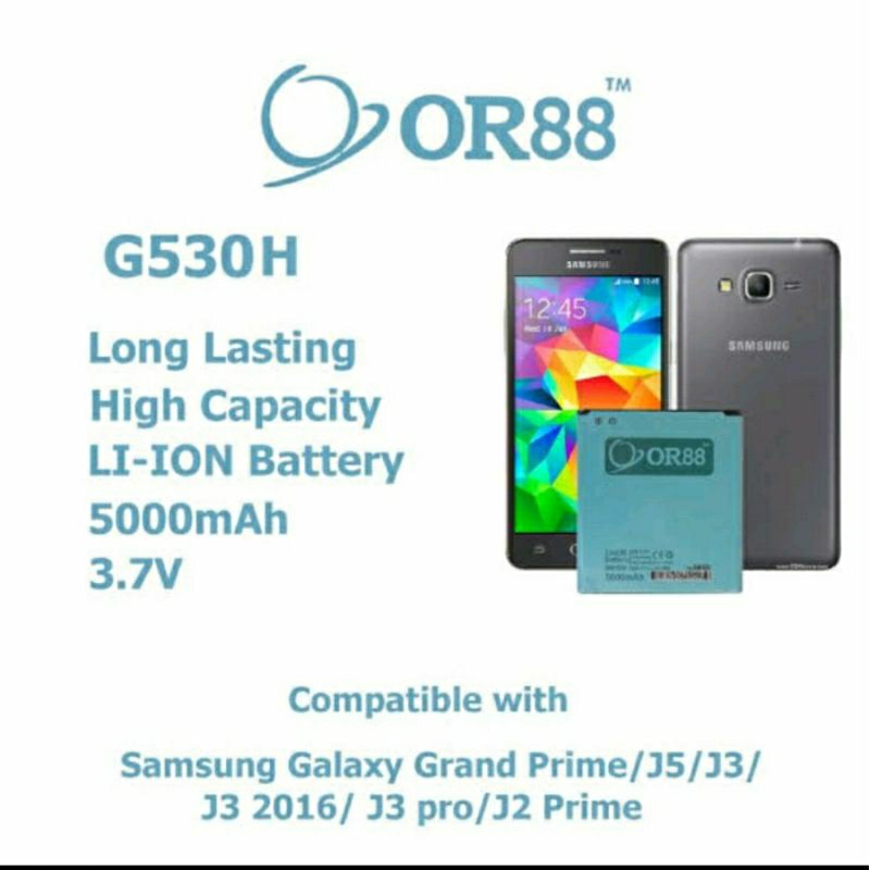 Baterai ORIENS Double Power 2 IC SAMSUNG PRIME/J2PRIME/J3/J5/J2PRO DLL