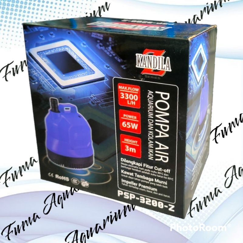 Pompa Air Celup Aquarium 65 Watt KANDILA PSP 3200 Z PSP-3200-Z Pompa Filter Kolam Hidroponik power head water Pump Submersible Pump