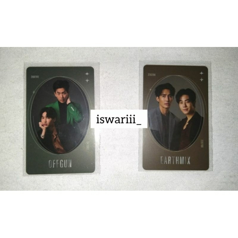 [ready stock] pc signature earthmix offgun photocard series frame em og gmmtv