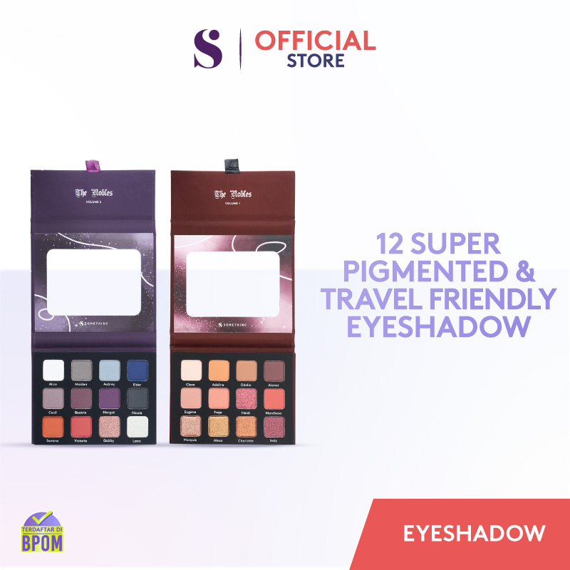 Somethinc Eyeshadow Pallete Superstar 12 Warna / Dolcevita 8 Warna /  The Nobles Volume 1 Volume 2 - Matte Shimmer Glam Original BPOM