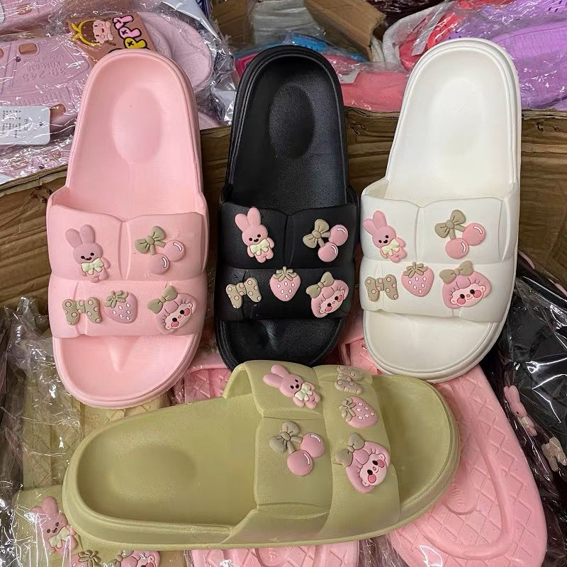 GN-902-7 Sandal Selop Jelly Wanita Motif Cartoon Import Yesplus PVC